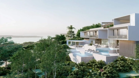 Bouwgrond met Project en Zeezicht te Koop in Sant Antoni, Ibiza