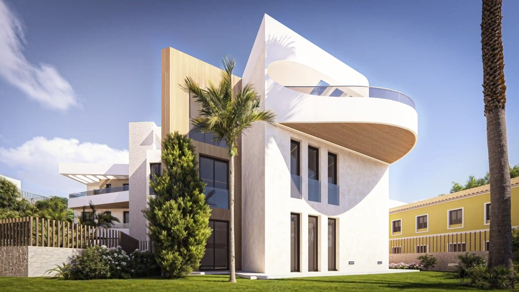 A genuine new-build residential development in Ibiza presented by Ibiza Royal Agency.